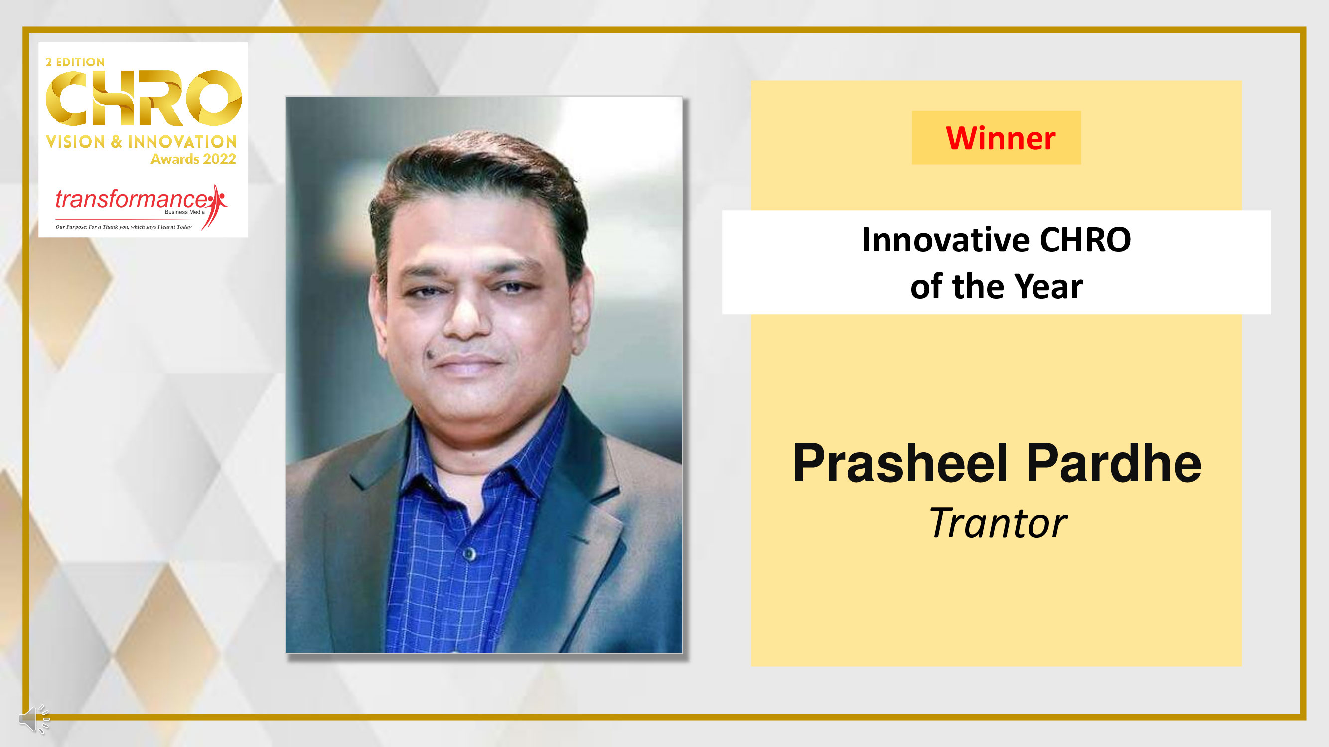 Prasheel Pardhe, Trantor