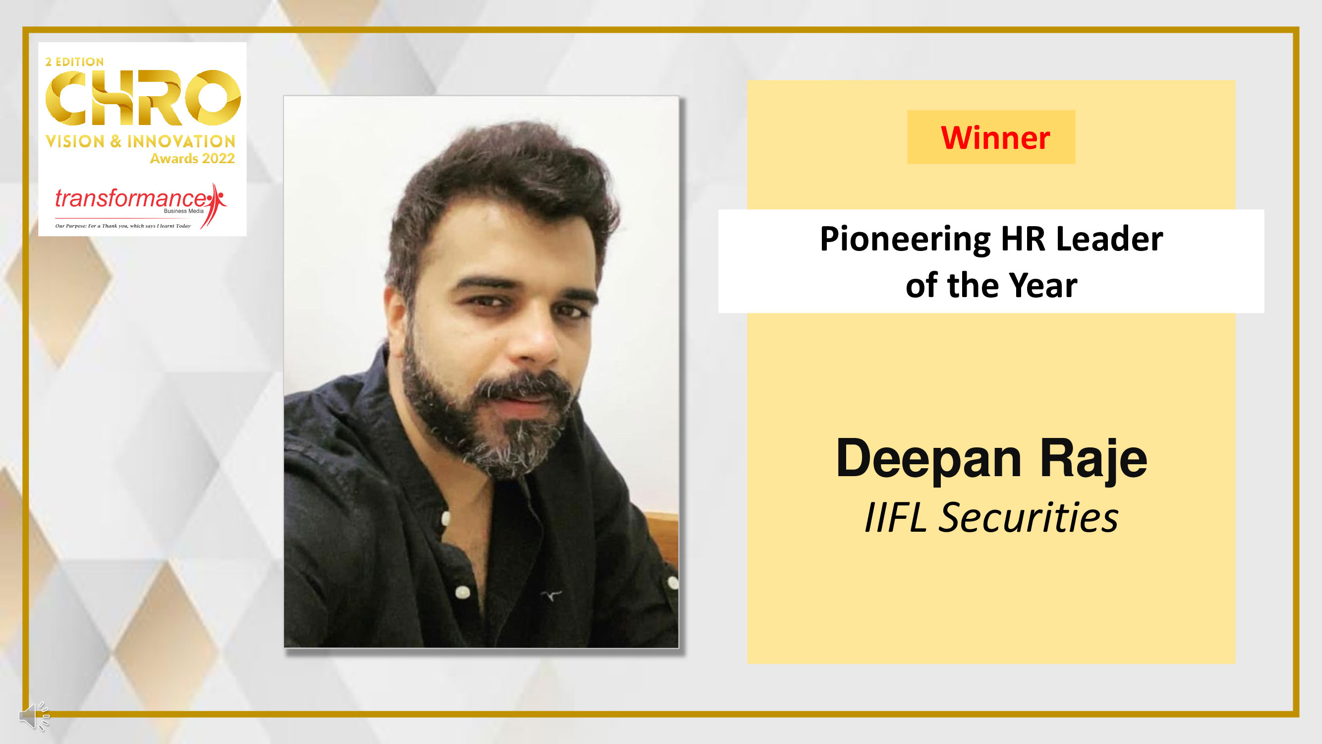 Deepan Raje, IIFL Securities