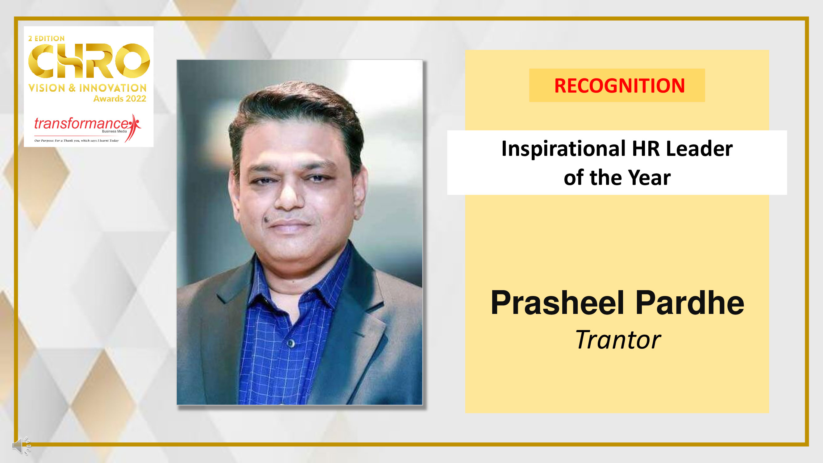 Prasheel Pardhe, Trantor