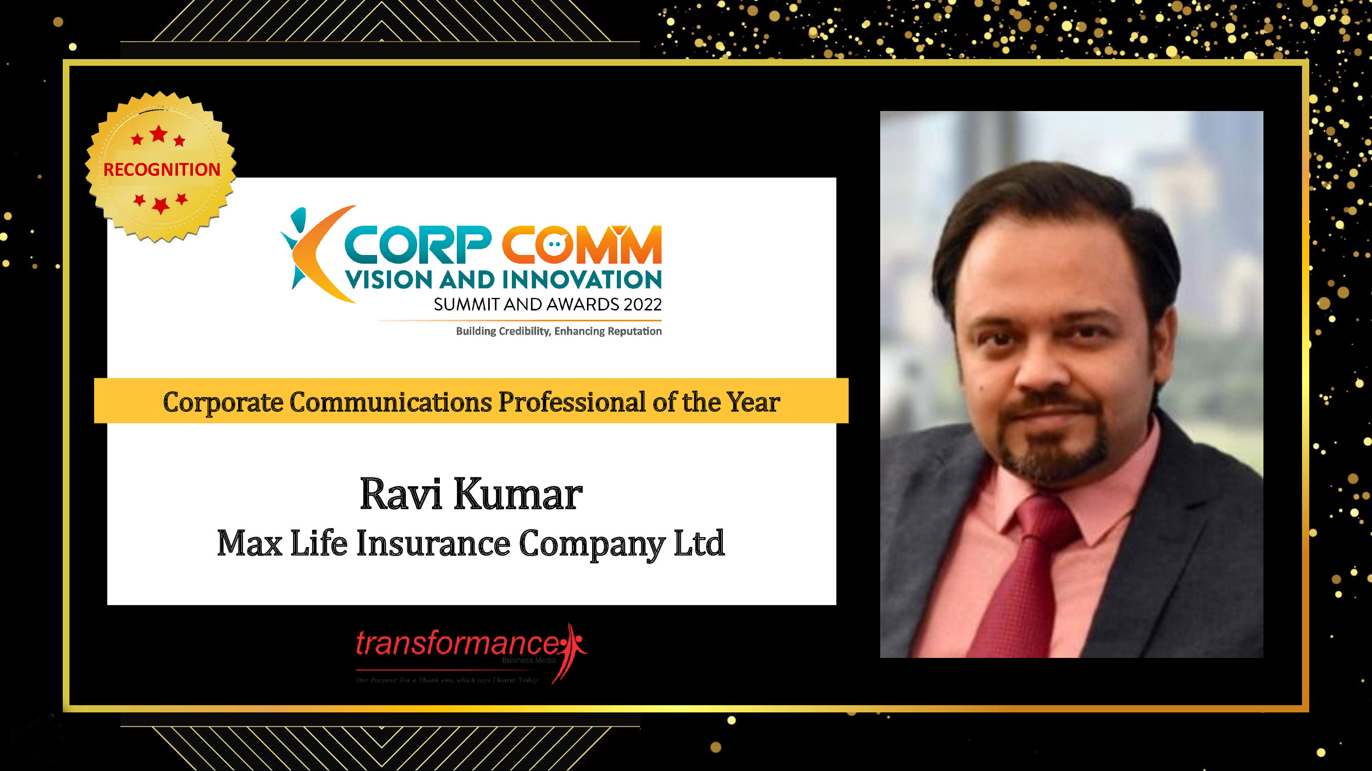 Ravi Kumar, Max Life Insurance Company Ltd